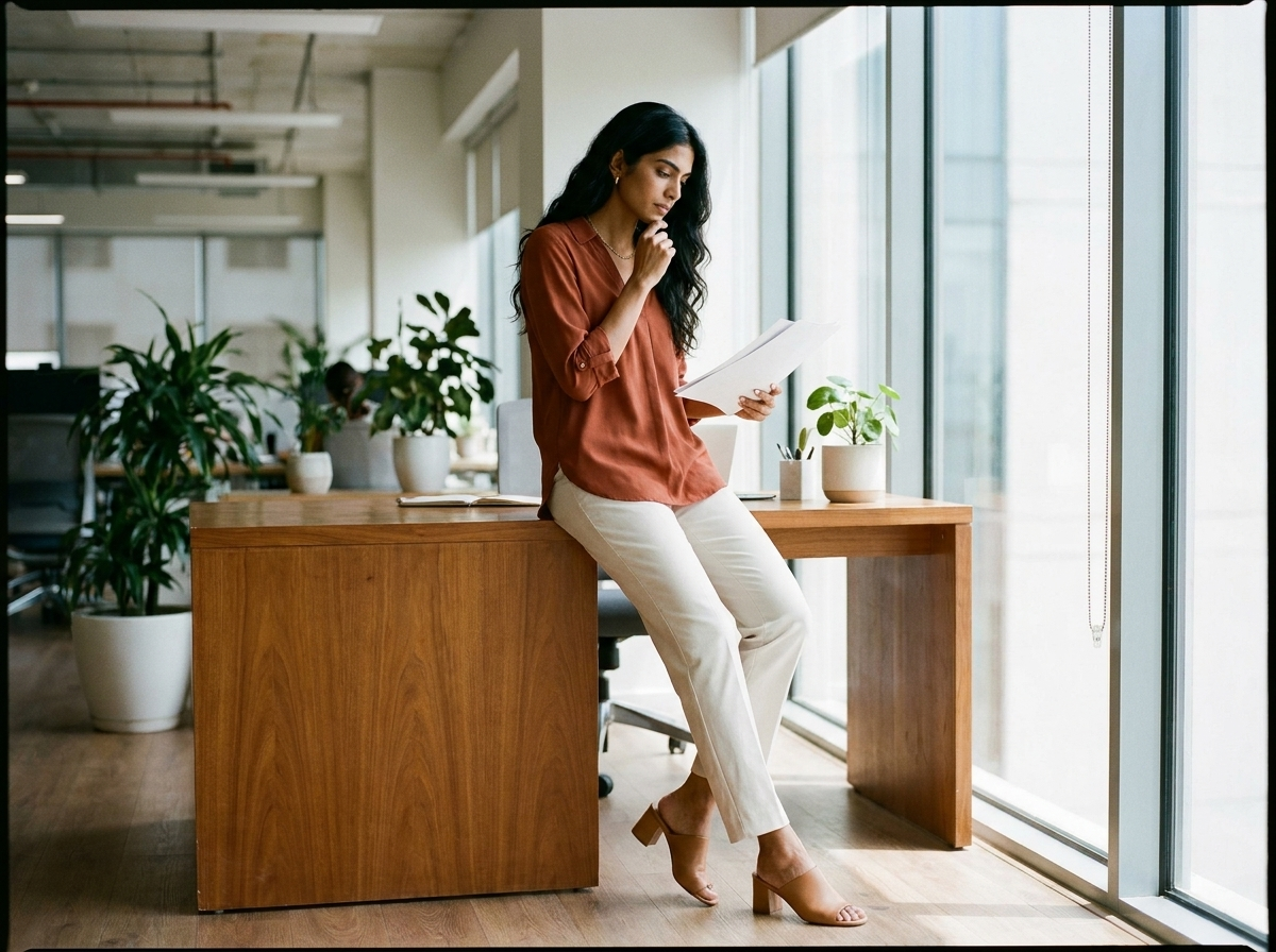 Center Stage women's clothing for workdays — breathable smart casual wear
